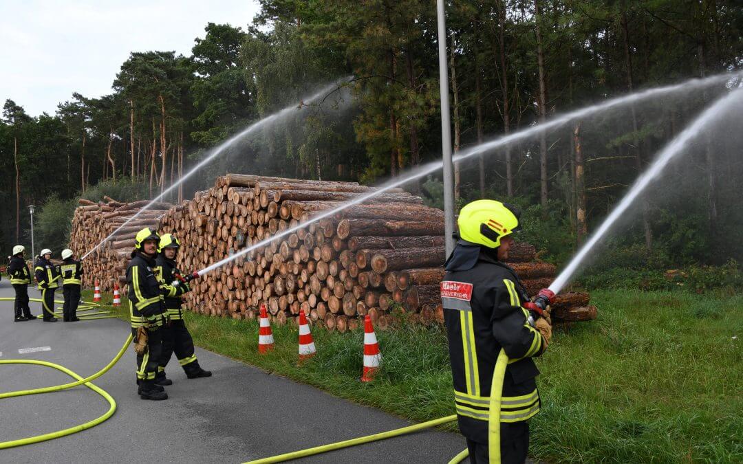 Jahresübung der Gütersloher Gesamtfeuerwehr in Spexard