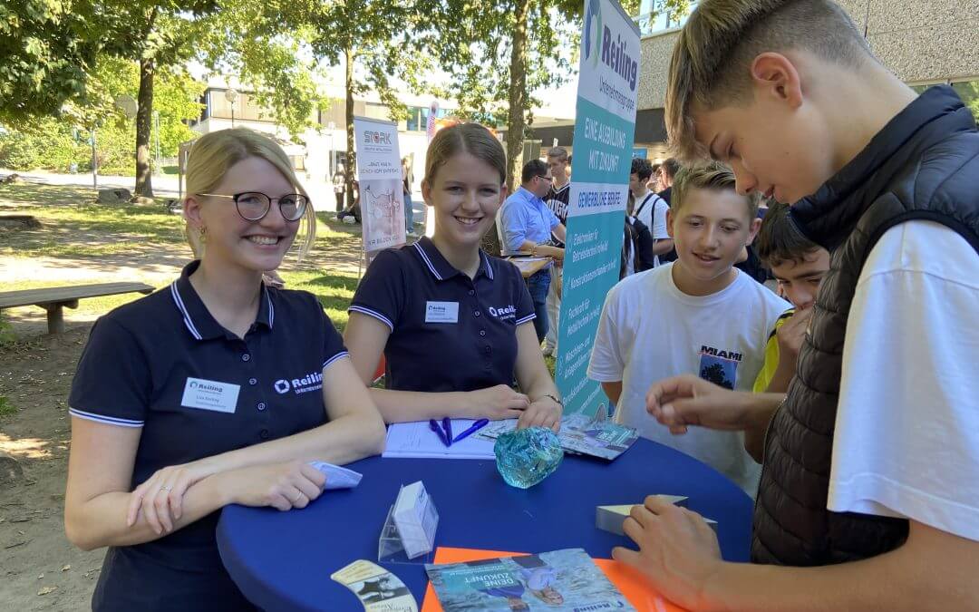 Schulhofaktion zur beruflichen Orientierung