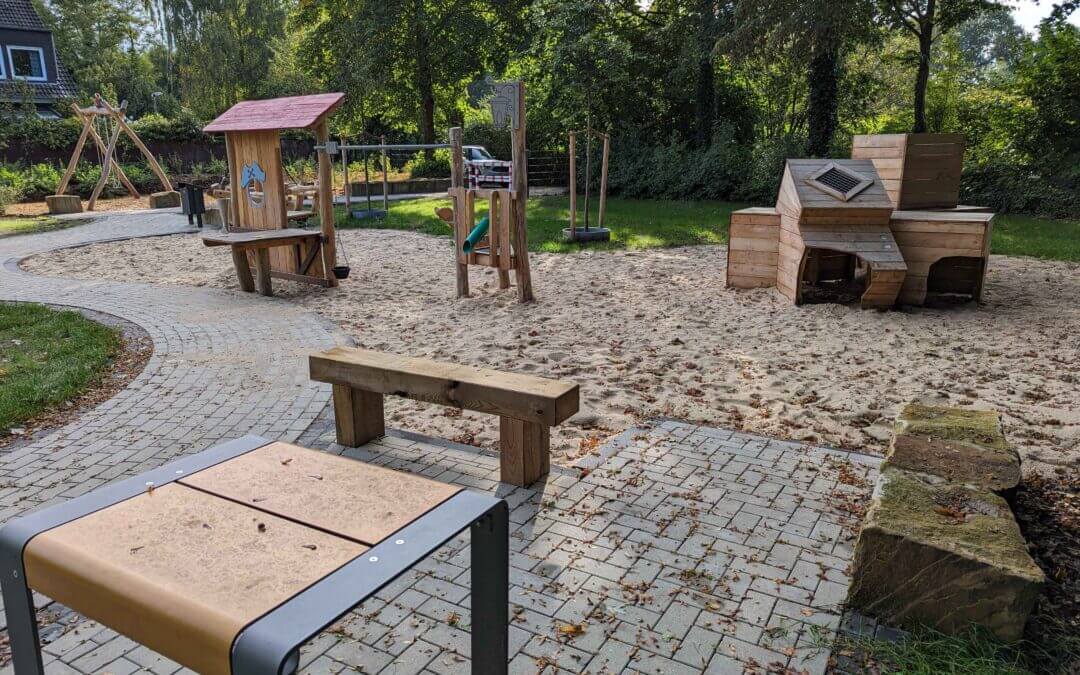 Kinderspielplatz Titusweg kann ab jetzt von kleinen Piraten gekapert werden