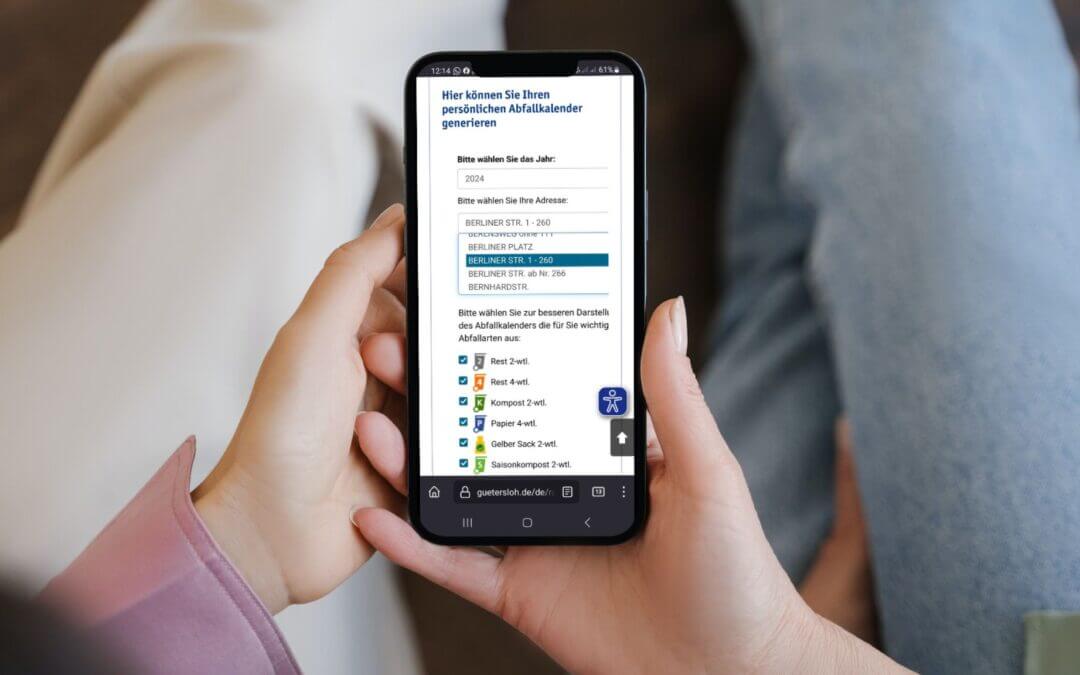 Umweltkalender zieht ins Netz: Termine der Müllabfuhr ab 2024 ausschließlich digital abrufbar