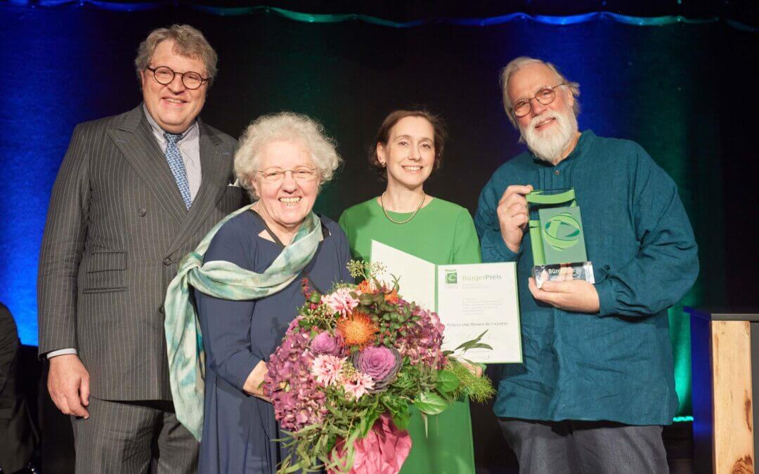 BürgerPreis 2023 geht an Renate und Rainer Bethlehem