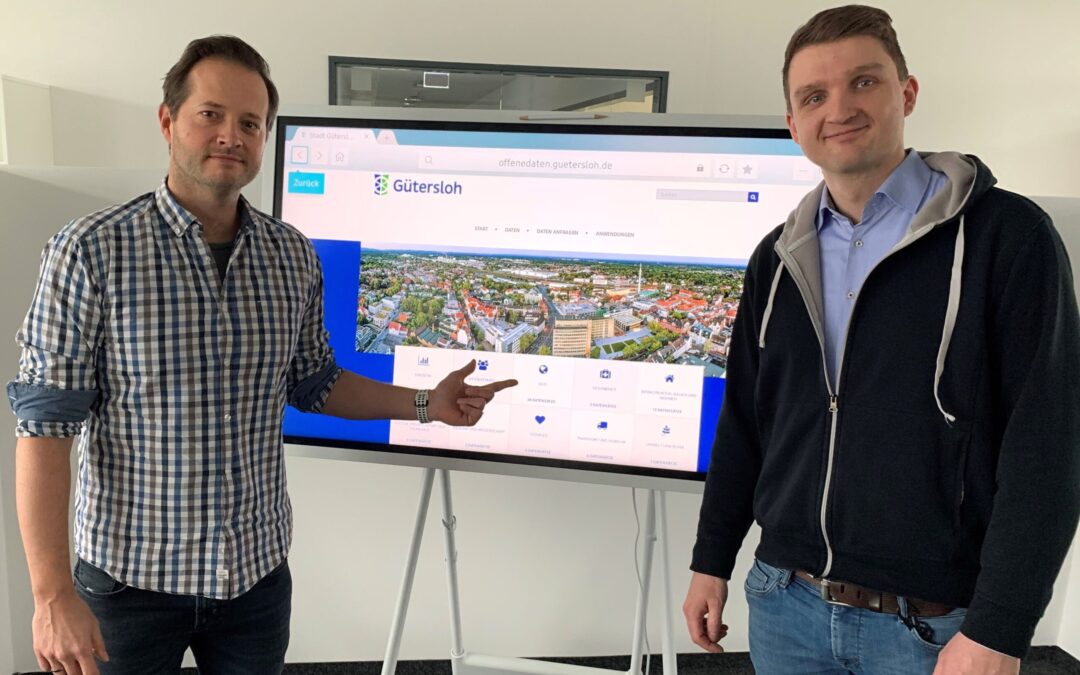 Mit offenen Daten die Stadt neu entdecken:  Das Open Data Portal der Stadt Gütersloh ist online