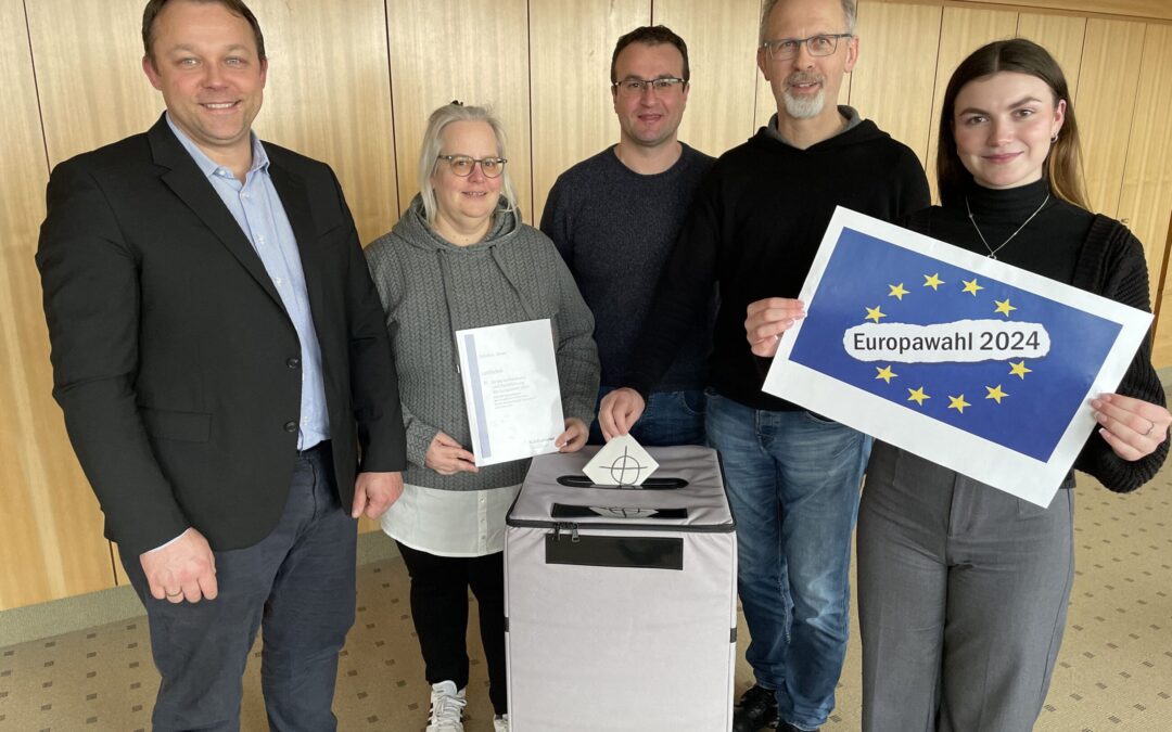 Demokratie (er)leben – Stadt sucht Wahlhelferinnen und Wahlhelfer für die Europawahl