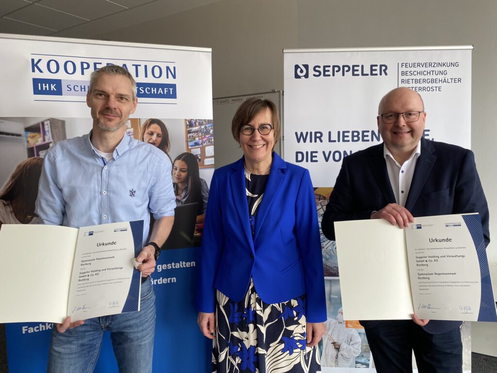 Pollux Grundstücksgesellschaft M.b.h. & Co. Verwaltungs-kg Fotos Kooperation IHK–Schule–Wirtschaft zwischen Gymnasium Nepomucenum und