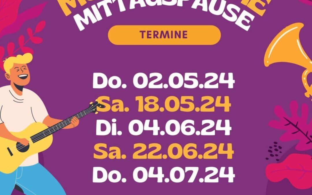 Bewerbungen für die „Musikalische Mittagspause“ nur noch bis zum 8. April