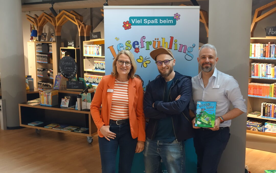 Lesefrühling 2024 startet in der Stadtbibliothek Gütersloh