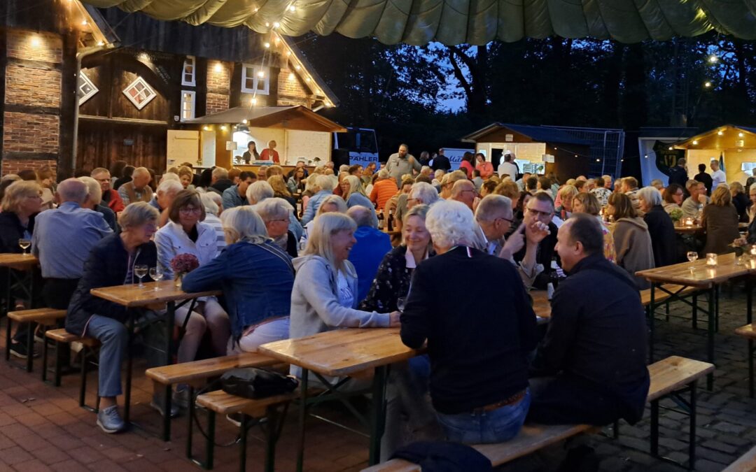 Gemütlicher Weinmarkt in Spexard