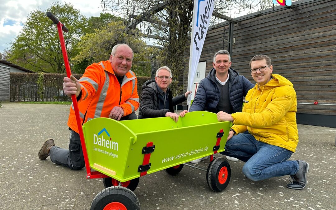 Mit dem Bollerwagen durch den Gartenschaupark