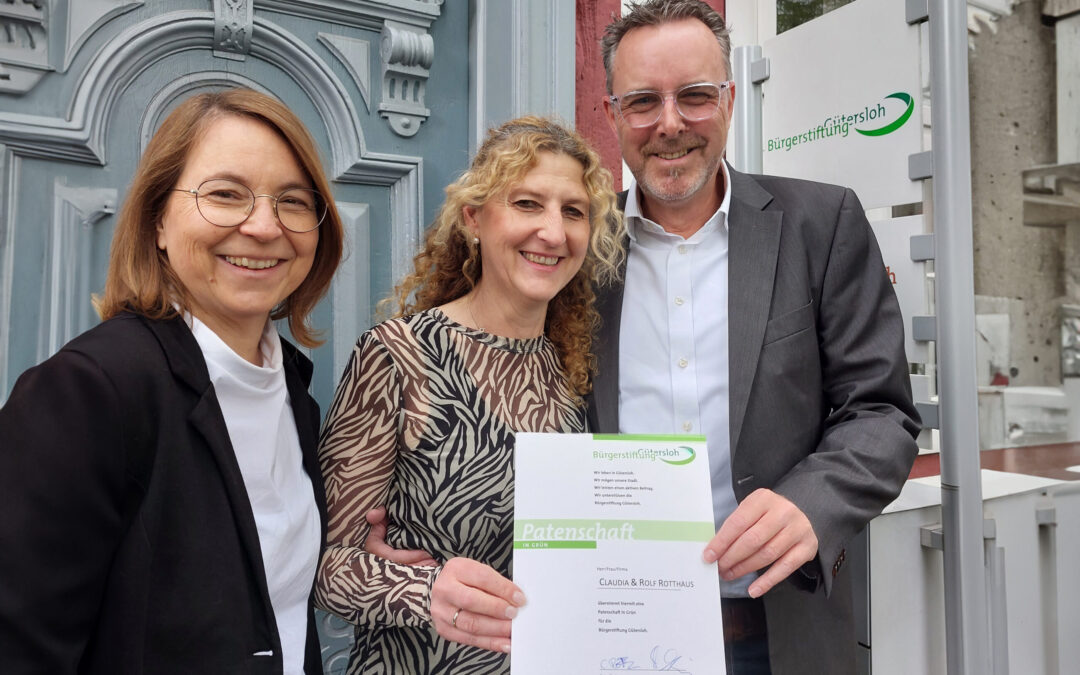 Grüne Patenschaft für die Bürgerstiftung