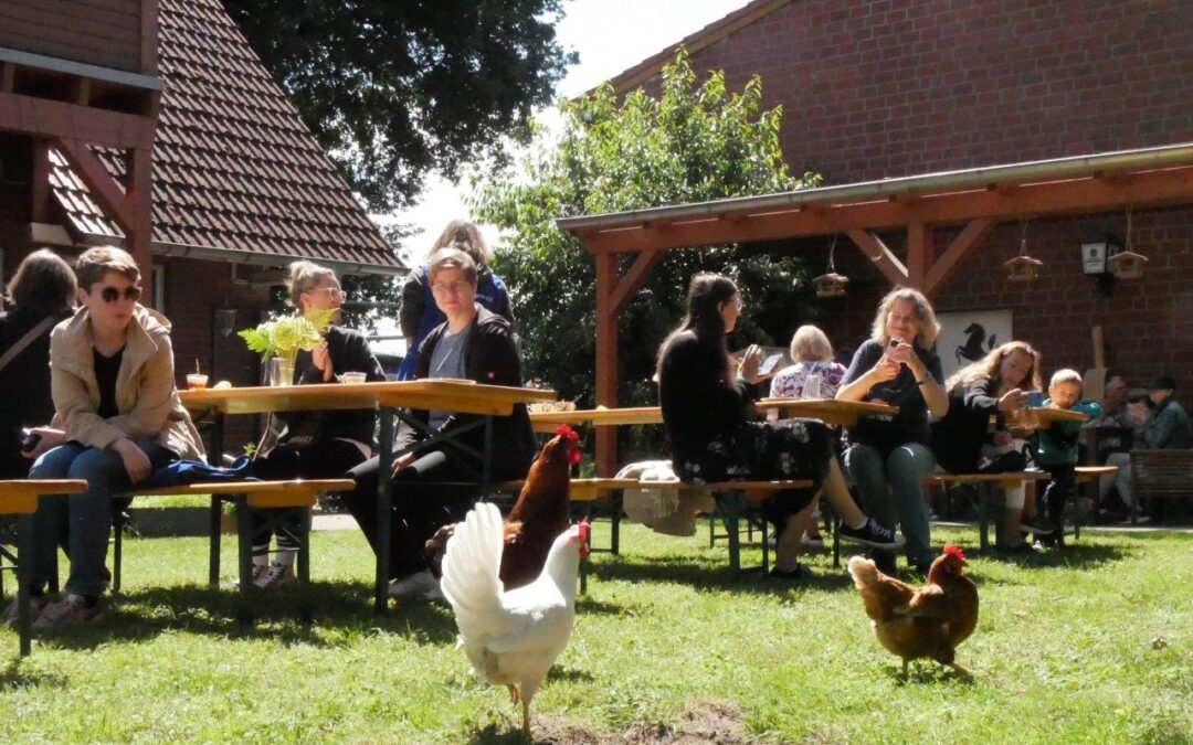 Nette Menschen treffen, Patenkinder besuchen, lecker essen