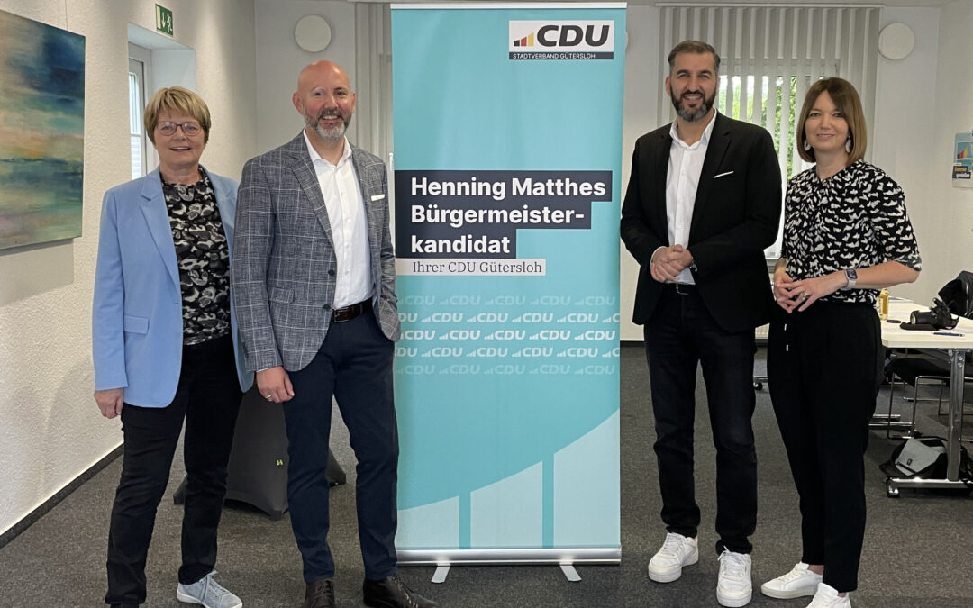 CDU Gütersloh stellt Henning Matthes