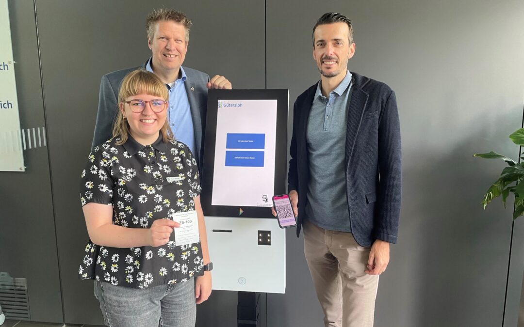 Self CheckIn Terminal optimiert Anmeldung im Bürgerbüro