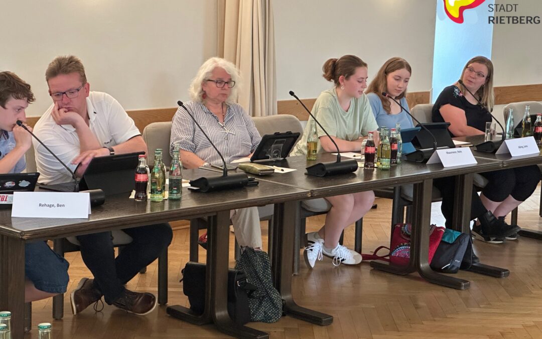 In dieser Ratssitzung haben Schüler das Wort