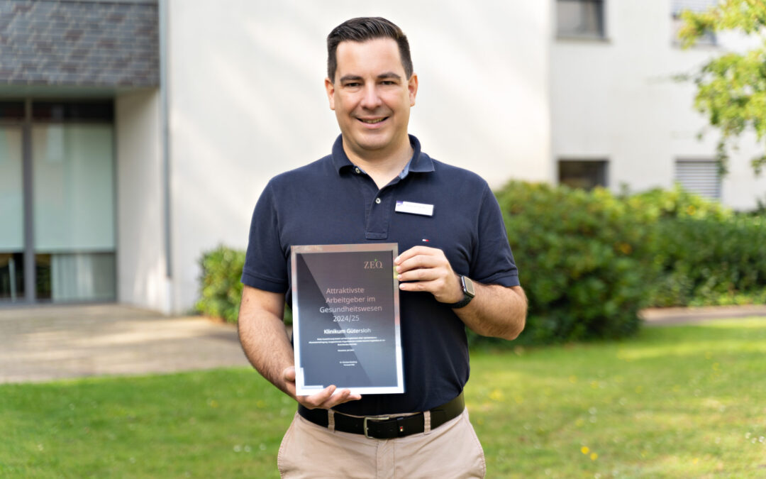 ZEQ zeichnet Klinikum Gütersloh mit dem Siegel „Attraktivster Arbeitgeber“ aus