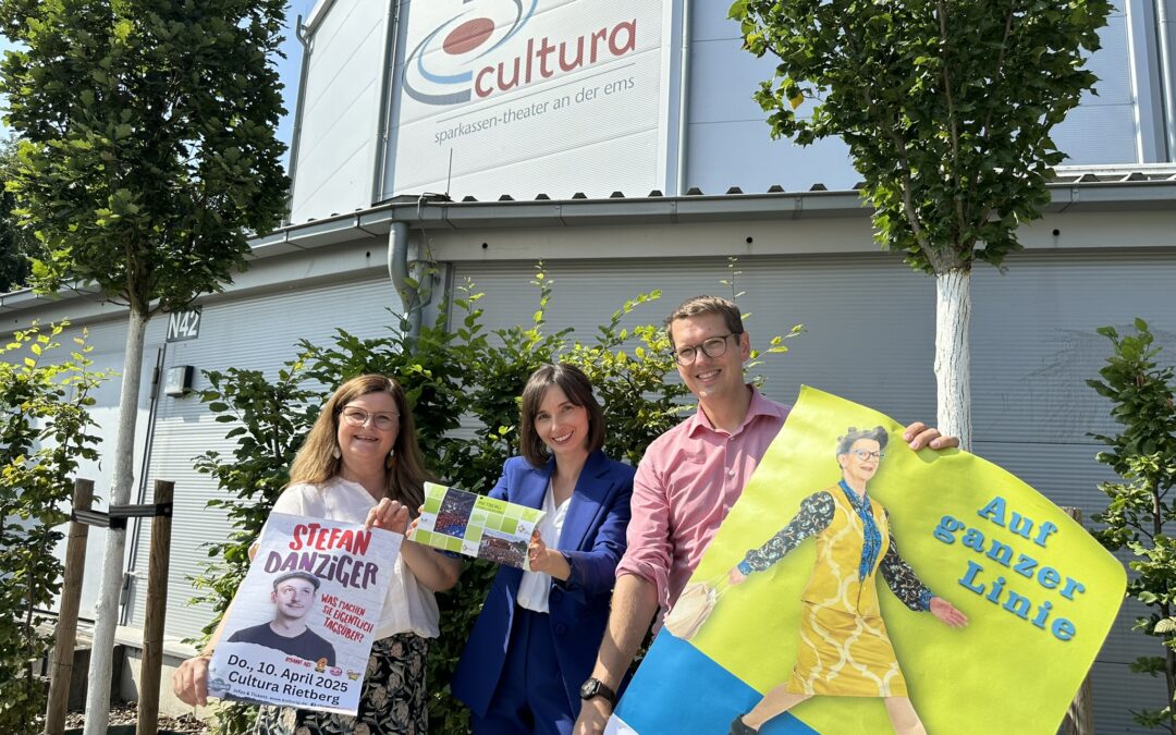 Start der neuen kulturig- Spielzeit 2024/25 mit Unterstützung der Rietberger Seppeler Stiftung