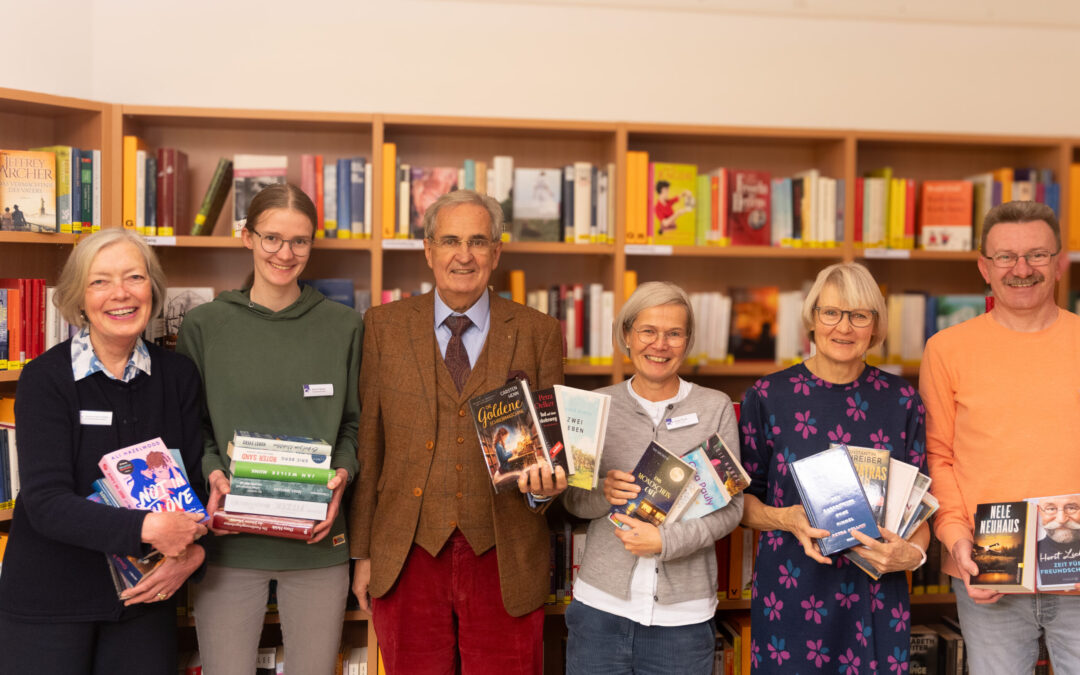 Großzügige Spende des Lions Clubs an die Krankenhausbibliothek