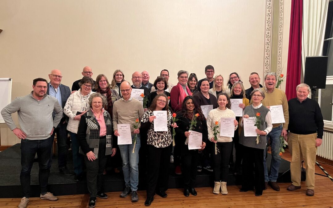 Neue Stadtführer*innen für Gütersloh ausgebildet