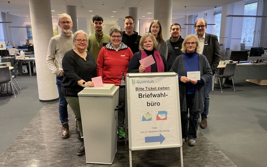 Bundestagswahl: Die Stimmzettel sind da, das Briefwahlbüro wird geöffnet