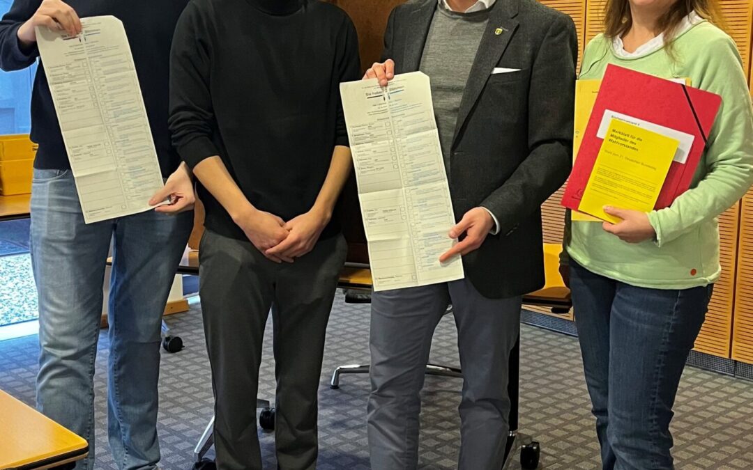 Dank an alle Wahlhelferinnen und Wahlhelfer für ihren Einsatz