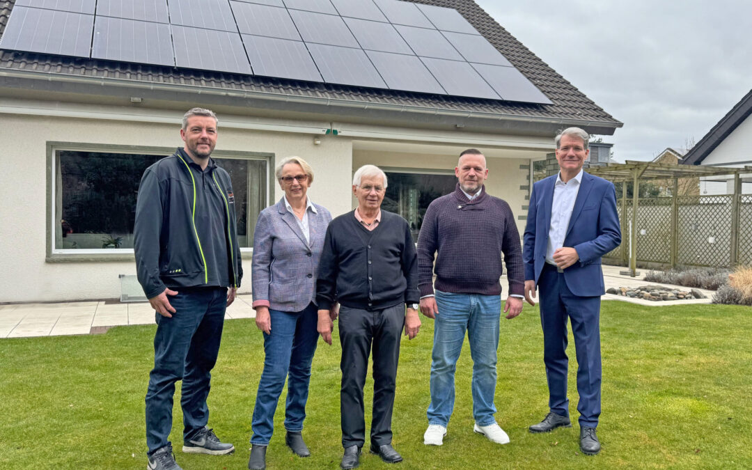 Am Netz: Fünftausendste Photovoltaik-Anlage für Gütersloh