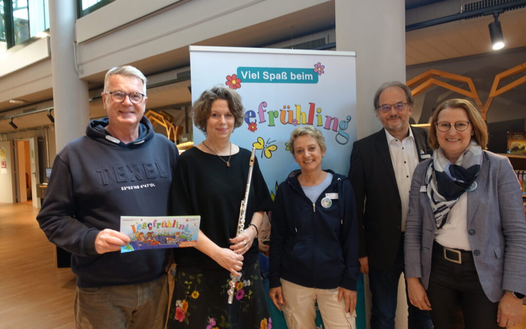 Lesefrühling 2025 in der Stadtbibliothek Gütersloh startet