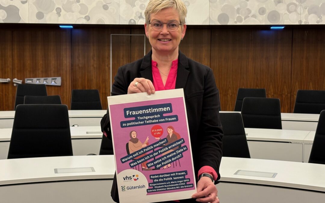 Frauenstimmen: „Tischgespräch zur politischen Teilhabe von Frauen“