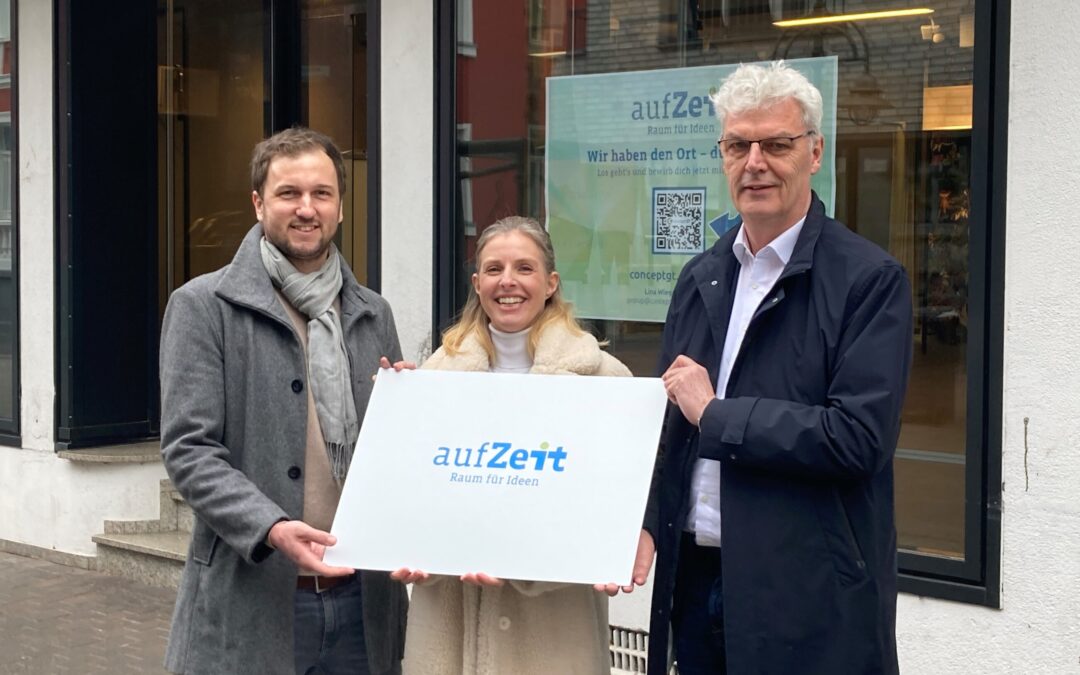 Open Call für den Pop-Up Store „aufZeit“ in der Gütersloher Innenstadt