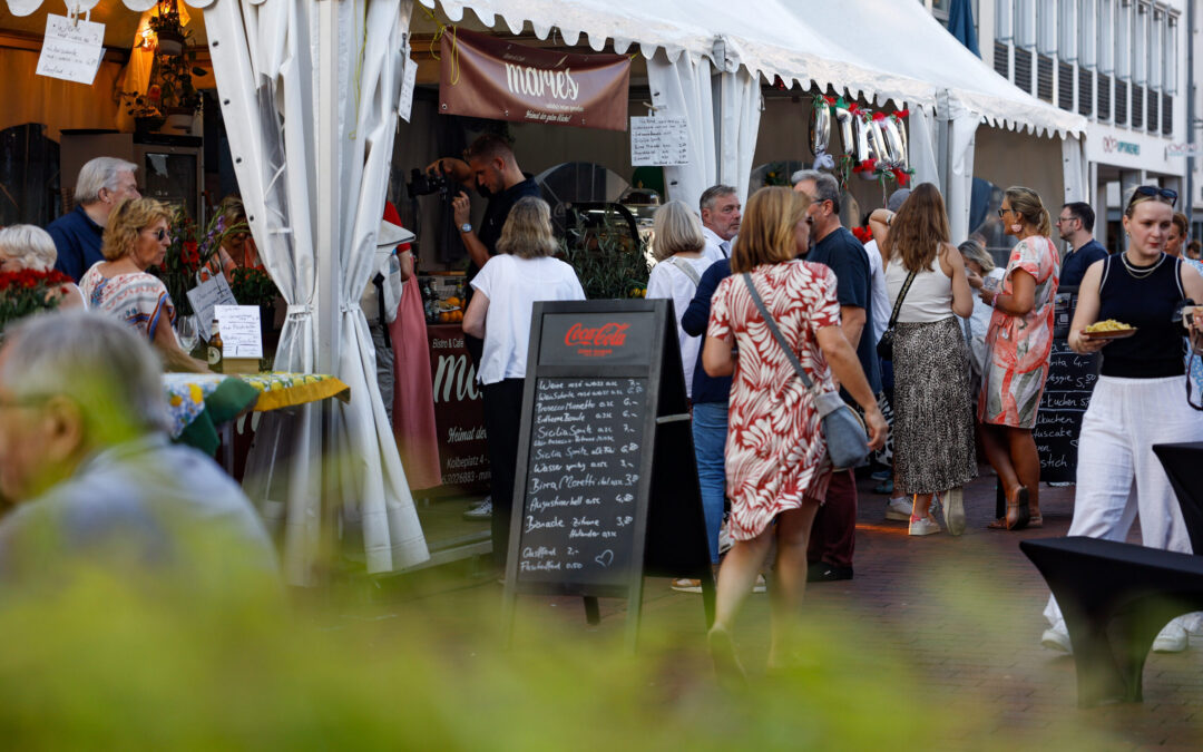 Genuss pur auf dem Kolbeplatz – Gourmetmarkt begeistert bei Sommerwetter