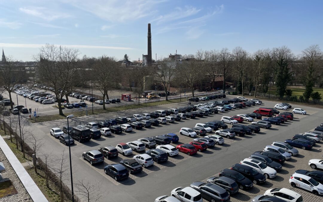 Dauerparkausweise für Weberei-Parkplätze und Marktplatz zuhause drucken