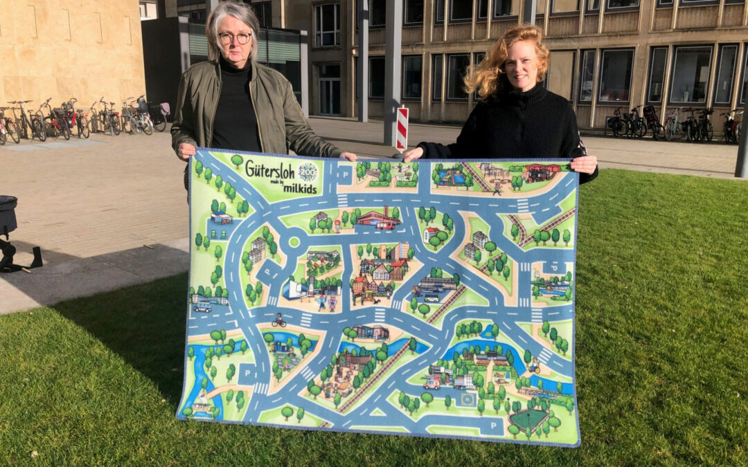 Kreativwettbewerb: Spieleteppich mit Gütersloh-Motiv zu gewinnen