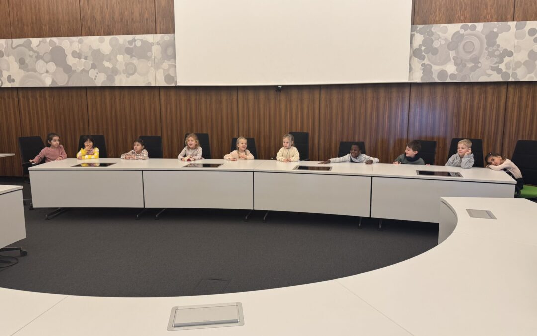 Kita Bülowstraße besucht Bürgermeister Trepper im Rathaus