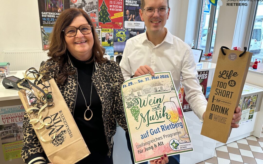 Die Vorfreude aufs Weinfest unter den Baum legen