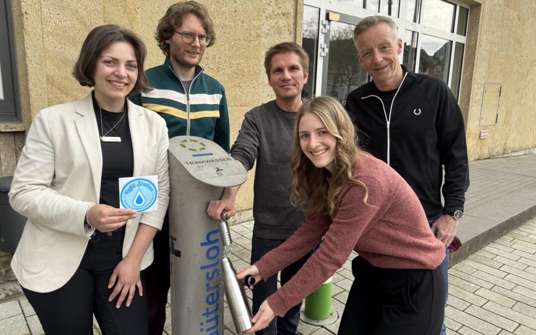 Trinkbrunnen am Rathaus wieder in Betrieb
